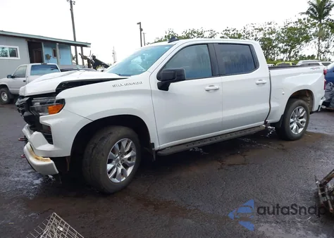 2022 Chevrolet Silverado 1500 4Wd Short Bed Custom из США, поврежденный, VIN 3GCPDBEK8NG657348